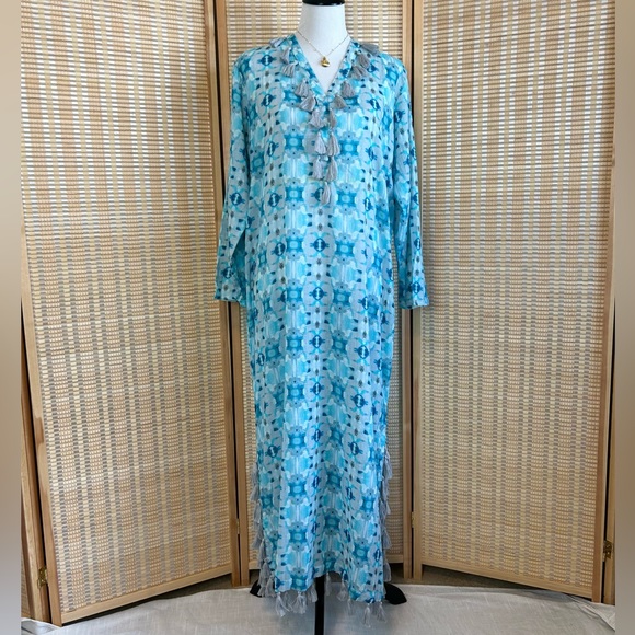 Laura Park x Annie Selke The Laurel Voile Kaftan - Picture 1 of 12
